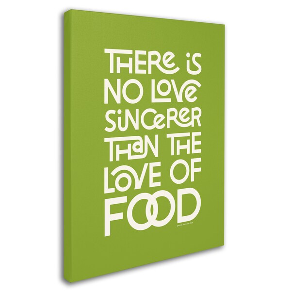 Megan Romo 'Sincere Love Of Food' Canvas Art,35x47